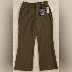 NEW Ab Solution by Democracy Women's Dress Pant Professional Attire 4P Brown NWT